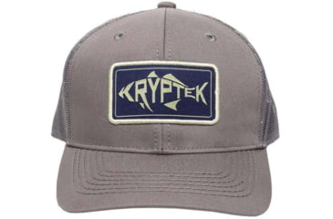Image of Kryptek Fish Patch Hat - Mens, Dark Charcoal, XL, 19FPHDC6