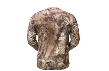 Image of Kryptek Hyperion Long Sleeve Crew With Logo - Mens, Highlander, Small, 19HYPLSLH3