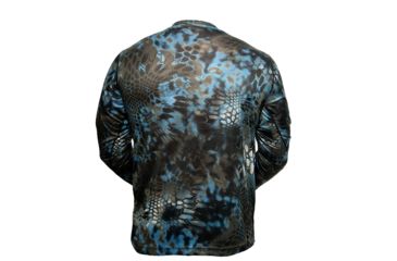 Image of Kryptek Hyperion Long Sleeve Crew With Logo - Mens, Neptune, 2XL, 19HYPLSLN7