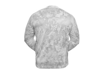 Image of Kryptek Hyperion Long Sleeve Crew With Logo - Men's, Wraith, Large, 19HYPLSLY5