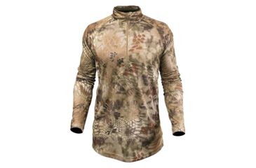 Image of Kryptek Hyperion Mens Long Sleeve Zip Shirt, Highlander, 2XL, 18HELLSZH7