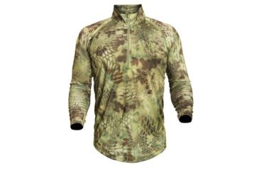 Image of Kryptek Mens Helios Long Sleeve Quarter Zip Pullover, Mandrake, Extra Small 15HELLSZM2