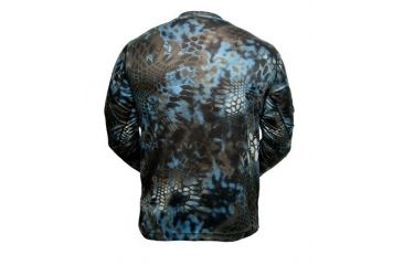 Image of Kryptek Mens Hyperion Long Sleeve Crew, Neptune, Medium, 16HYPLSCNP4