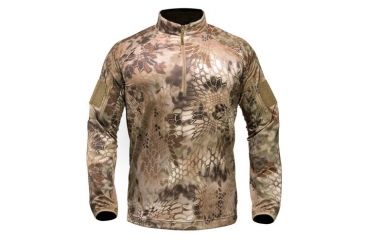 Image of Kryptek Mens Valhalla Long Sleeve Zip, Highlander, Extra Small 15VALLSZH2