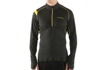Image of La Sportiva Action Long Sleeve Top - Men's, Black, Small J52-999999-S