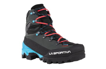 Image of La Sportiva Aequilibrium LT GTX Mountaineering Boots - Women's, Black/Hibiscus, 37.5, 21Z-999402-37.5