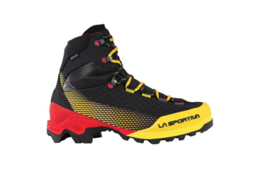 Image of La Sportiva Aequilibrium ST GTX Mountaineering Boots - Mens, Black/Yellow, 44.5 Euro, ZFMS098-K00Y00-44.5