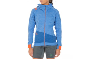 Image of La Sportiva Aim Hoody - Women's, Cobalt Blue/Marine Blue, Extra Large I87-613612-XL