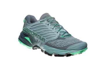 Image of La Sportiva Akasha Trail Running Shoe - Womens, Stone Blue/Jade Green, 42, 26Z-904704-42