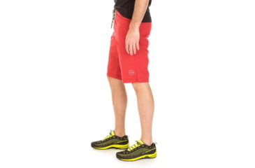 Image of La Sportiva Bleauser Short - Men's, Cardinal Red/Stone Blue, Small H54-307904-S
