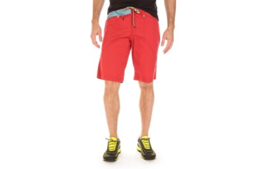 Image of La Sportiva Bleauser Short - Men's, Cardinal Red/Stone Blue, Small H54-307904-S