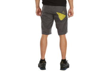 Image of La Sportiva Bleauser Short - Men's, Carbon/Kiwi, Large, H54-900713-L