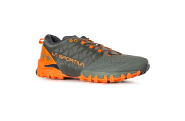 Image of La Sportiva Bushido II Running Shoes - Mens, Clay/Tiger, 43, 36S-909206-43