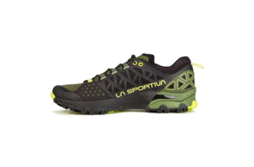 Image of La Sportiva Bushido II Running Shoes - Mens, Olive/Neon, 45.5, 36S-719720-45.5