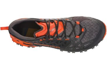 Image of La Sportiva Bushido II Trailrunning Shoes - Mens, Carbon/Tangerine, 46.5, 36S-900202-46.5