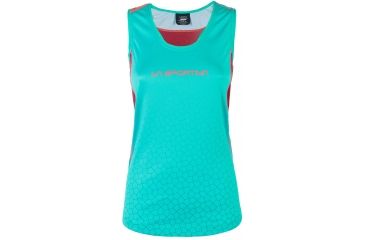 Image of La Sportiva Calypso Tank - Women's-Mint/Berry-Medium