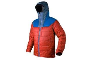 Image of La Sportiva Cham Down Jacket - Men's, Red/Blue-Large, B12-RED/BLUE-L