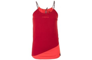 Image of La Sportiva Class Tank - Women's-Coral/Berry-Medium