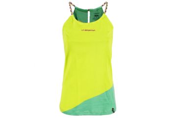 Image of La Sportiva Class Tank - Women's, Apple Green/Jade Green, Medium I45-705704-M