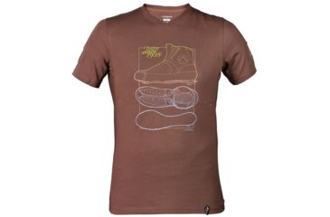 Image of La Sportiva Climbing Roots T-Shirt - Men's -Rust-X-Large