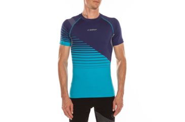 Image of La Sportiva Complex T-Shirt, Mens, Indigo/Tropic Blue, Large, J87-617614-L