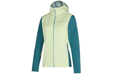 Image of La Sportiva Cosmic Hoody - Womens, Celadon/Alpine, Small, M35-727726-S