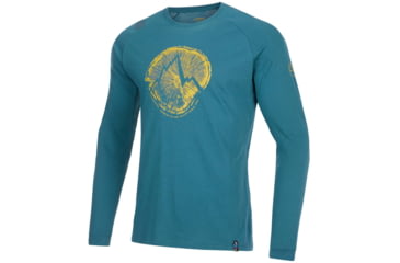 Image of La Sportiva Cross Section Long Sleeve - Mens, Alpine, Large, N77-726726-L