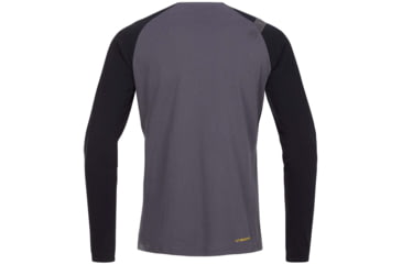 Image of La Sportiva Cross Section Long Sleeve - Mens, Carbon/Moss, Medium, N77-900723-M