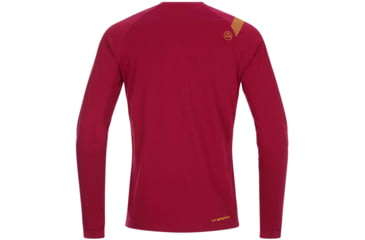 Image of La Sportiva Cross Section Long Sleeve - Mens, Sangria, Extra Small, N77-320320-XS