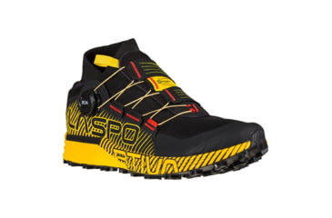 Image of La Sportiva Cyklon Running Shoes - Mens, Black/Yellow, 40.5, Medium, 46W-999100-40.5