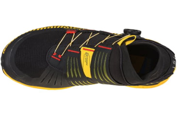 Image of La Sportiva Cyklon Trailrunning Shoes - Mens, Black/Yellow, 45.5, 46W-999100-45.5