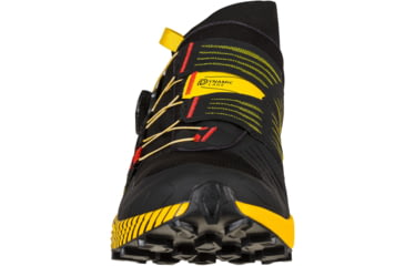 Image of La Sportiva Cyklon Trailrunning Shoes - Mens, Black/Yellow, 45.5, 46W-999100-45.5