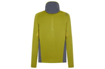 Image of La Sportiva Defender Jacket - Mens, Steel/Kiwi, Medium, L24-908713-M