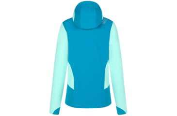 Image of La Sportiva Descender Storm Jacket - Womens, Crystal/Turquoise, Small, M37-635616-S