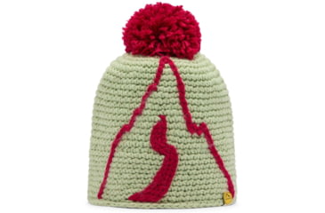 Image of La Sportiva Dorado Beanie, Celadon/Cerise, Large, X04-727409-L
