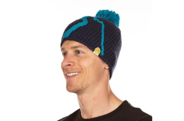 Image of La Sportiva Dorado Beanie, Indigo/Tropic blue, Large, X04-617614-L