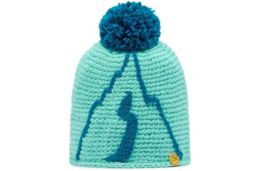 Image of La Sportiva Dorado Beanie, Turquoise/Crystal, Small, X04-616635-S