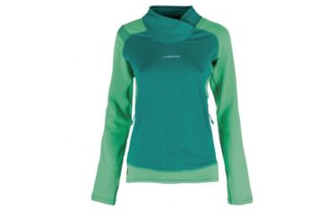 Image of La Sportiva Emperor Pullover - Womens, EmeraldSpruce, Medium, C86-608708-M