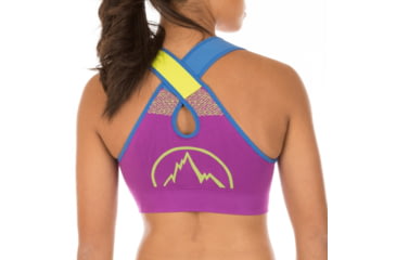 Image of La Sportiva Focus Top - Women's, Purple/Apple Green, Small I84-500705-S