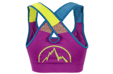 Image of La Sportiva Focus Top - Women's, Purple/Apple Green, Small I84-500705-S