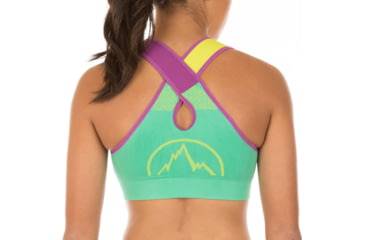 Image of La Sportiva Focus Top - Women's, Jade Green/Purple, Extra Small I84-704500-XS