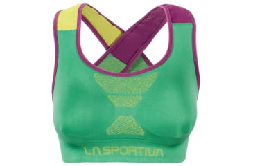 Image of La Sportiva Focus Top - Women's, Jade Green/Purple, Extra Small I84-704500-XS