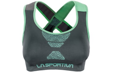 Image of La Sportiva Focus Top - Women's, Slate/Jade Green, Extra Small I84-903704-XS
