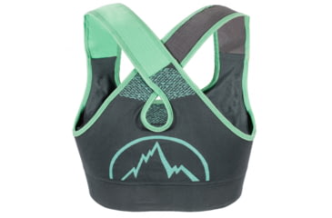 Image of La Sportiva Focus Top - Women's, Slate/Jade Green, Extra Small I84-903704-XS
