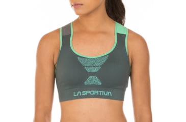 Image of La Sportiva Focus Top - Women's, Slate/Jade Green, Extra Small I84-903704-XS