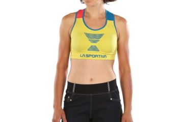 Image of La Sportiva Focus Top - Womens, Celery Neptune, Small, I84-715619-S