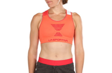 Image of La Sportiva Focus Top - Womens, Flamingo Hibiscus, Large, I84-403402-L