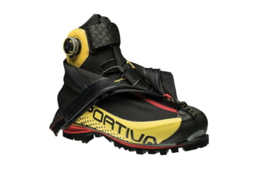 Image of La Sportiva G5 Mountaineering Boot - Men's, Black/Yellow, 47, 21C-999100-47