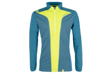Image of La Sportiva Ionosphere Long Sleeve Baselayer - Men's, Lake/Sulphur, Medium B80-607702-M