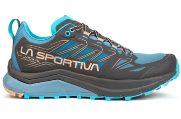 Image of USED La Sportiva Jackal Running Shoes - Women's, Carbon/Topaz, 40.5, Medium, 46C-900624-40.5, EDEMO1
